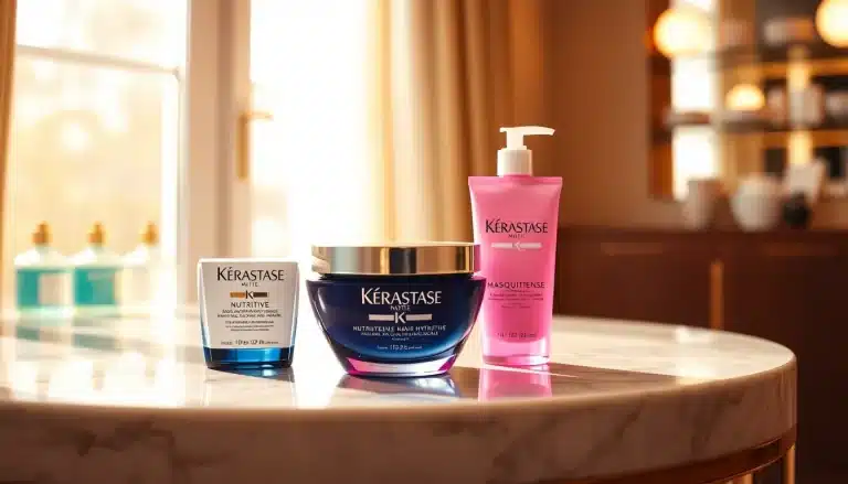 Gama Kérastase Nutritive con mascarilla Masquintense y sérum nutritivo para hidratación profunda