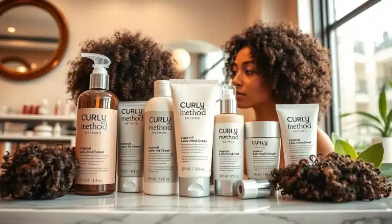 Kit de productos para el método curly con acondicionador sin siliconas, champú low-poo y gel fijador