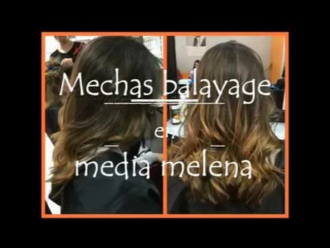 Logra un look impactante con mechas balayage rubias en media
