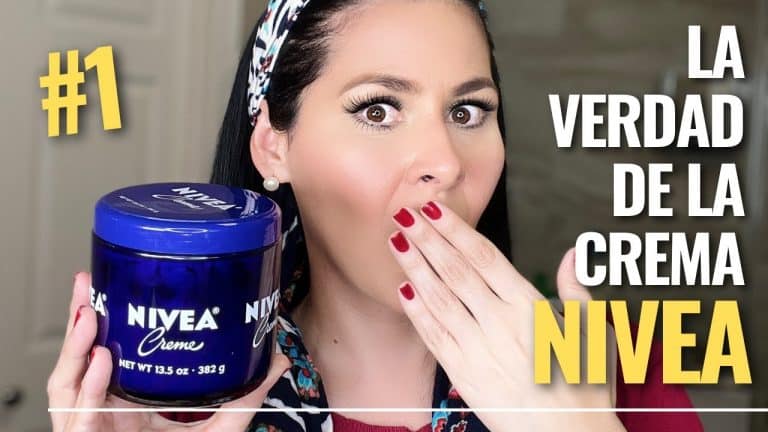¿La crema Nivea de lata azul es buena o mala para la cara?