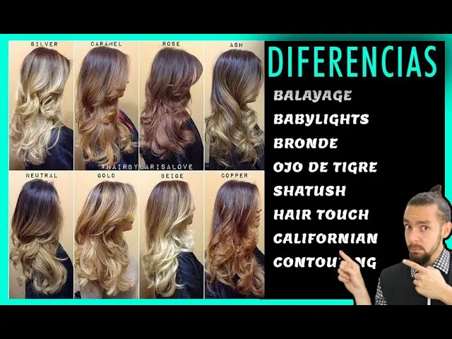 7 tipos de mechas más populares